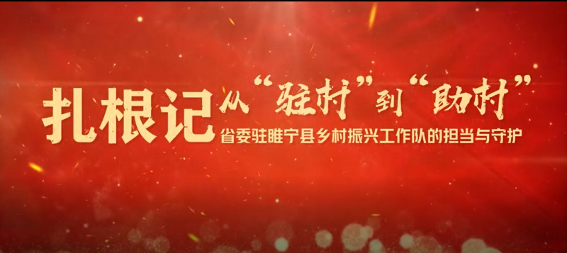 扎根记：从“驻村”到“助村”——省委驻睢宁县乡村振兴工作队的担当与守护
